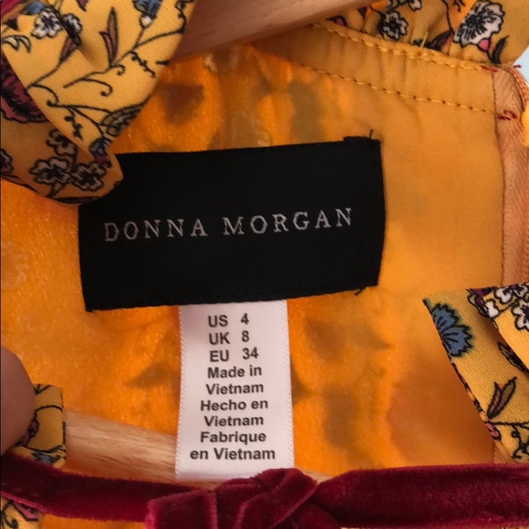 Floral yellow dress - Picture 5 of 7